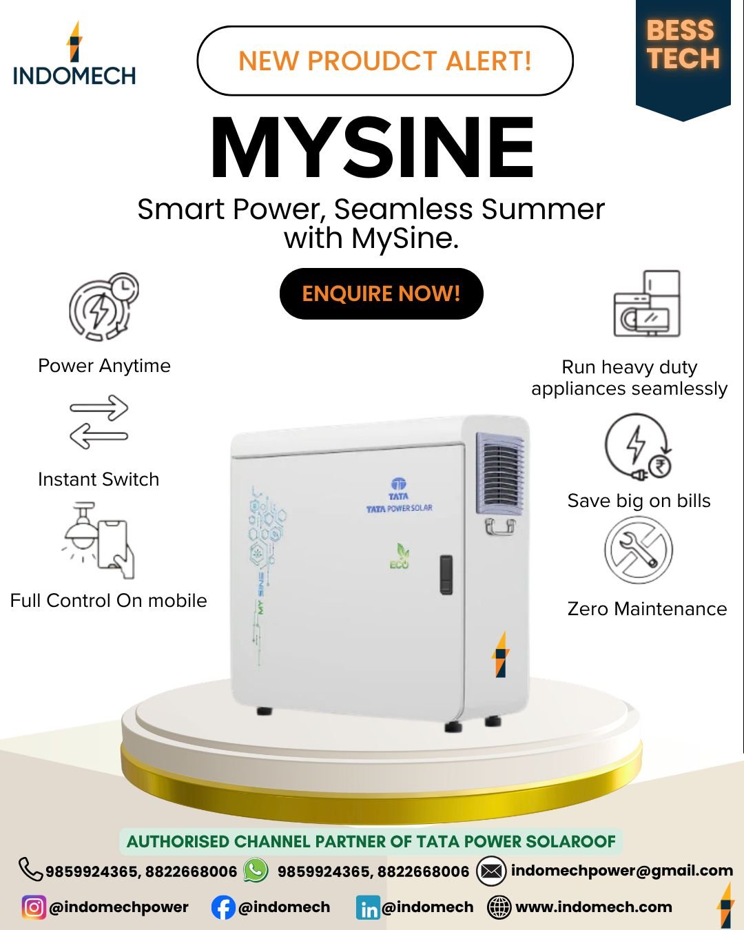 🔋 Indomech BESS: The Future of Backup Power